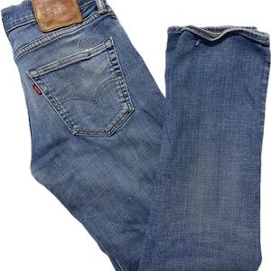 Levi's 511 leather tag  Light Blue Denim Jeans